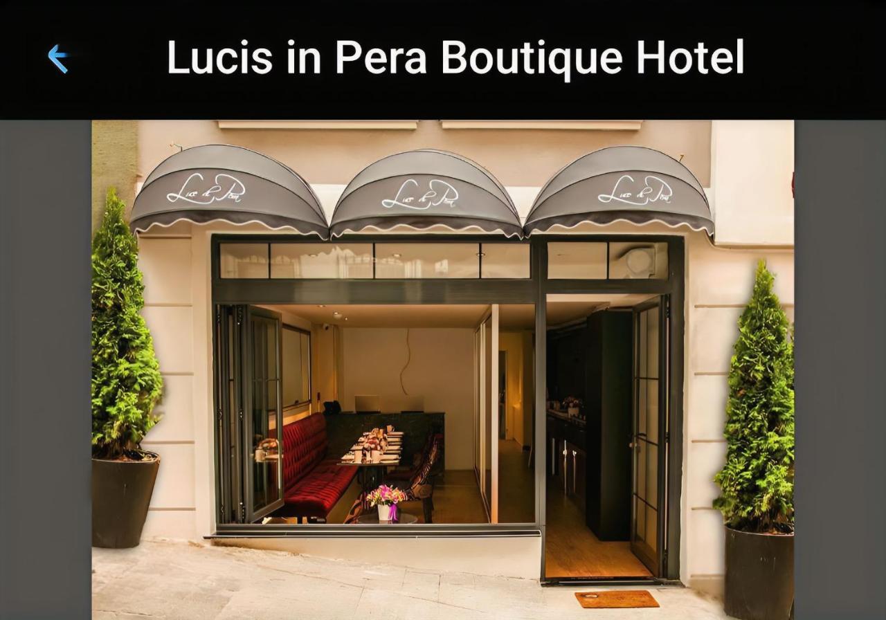 Lucis In Pera Boutique Hotel Provincia di Provincia di Istanbul Esterno foto